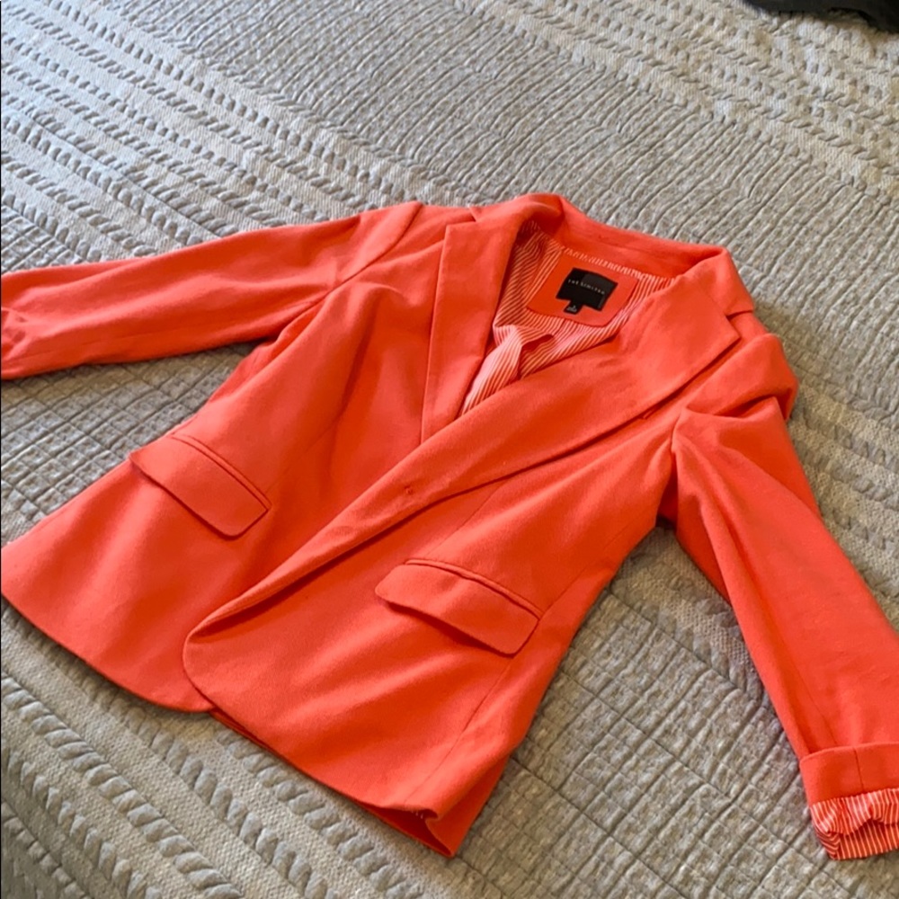 Peach Blazer from the Limited